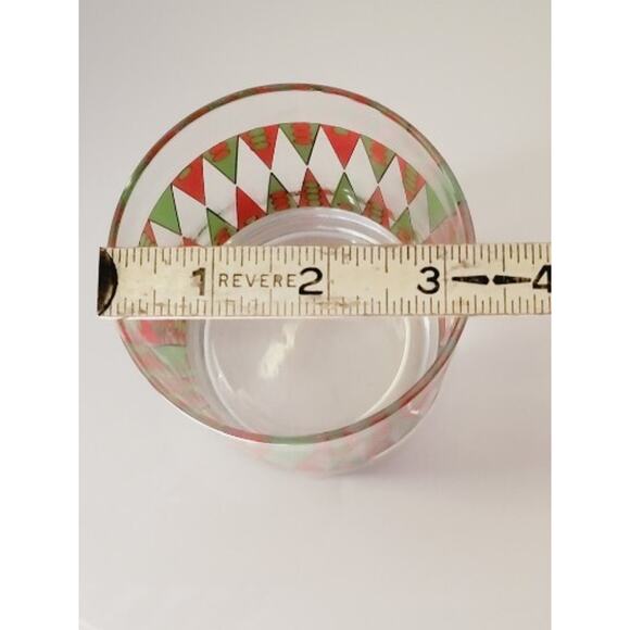 Vintage Retro Board Game Themed Beverage Glasses Set of 4 Barware Dice Dominos - Picture 14 of 14